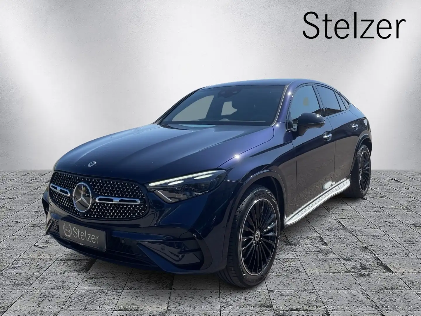 Mercedes-Benz GLC 220 d 4MATIC Coupé AMG Night FAP Distr MBUX Blauw - 2