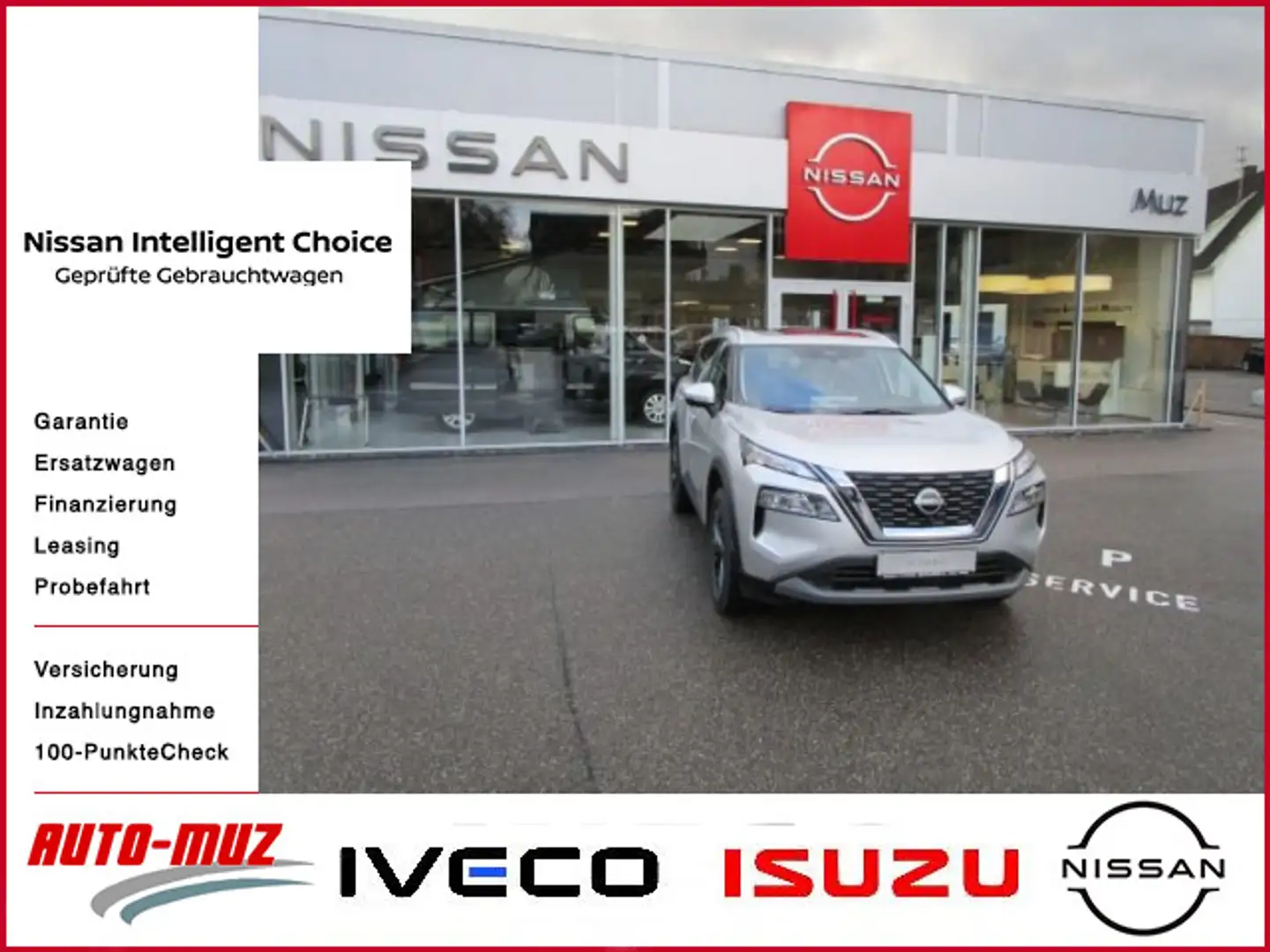 Nissan X-Trail X-TRAIL 1,5 VC-T MHEV 163PS XTRONIC 4X2 N-CONNEC Argent - 1