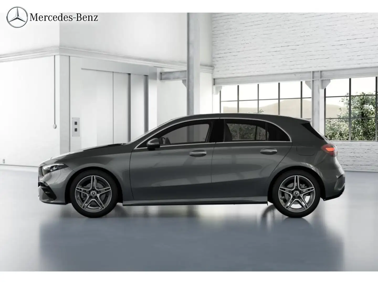 Mercedes-Benz A 200 AMG MBUX+RüKam+M-LED+Distro+Totwinkel+18 Grau - 2