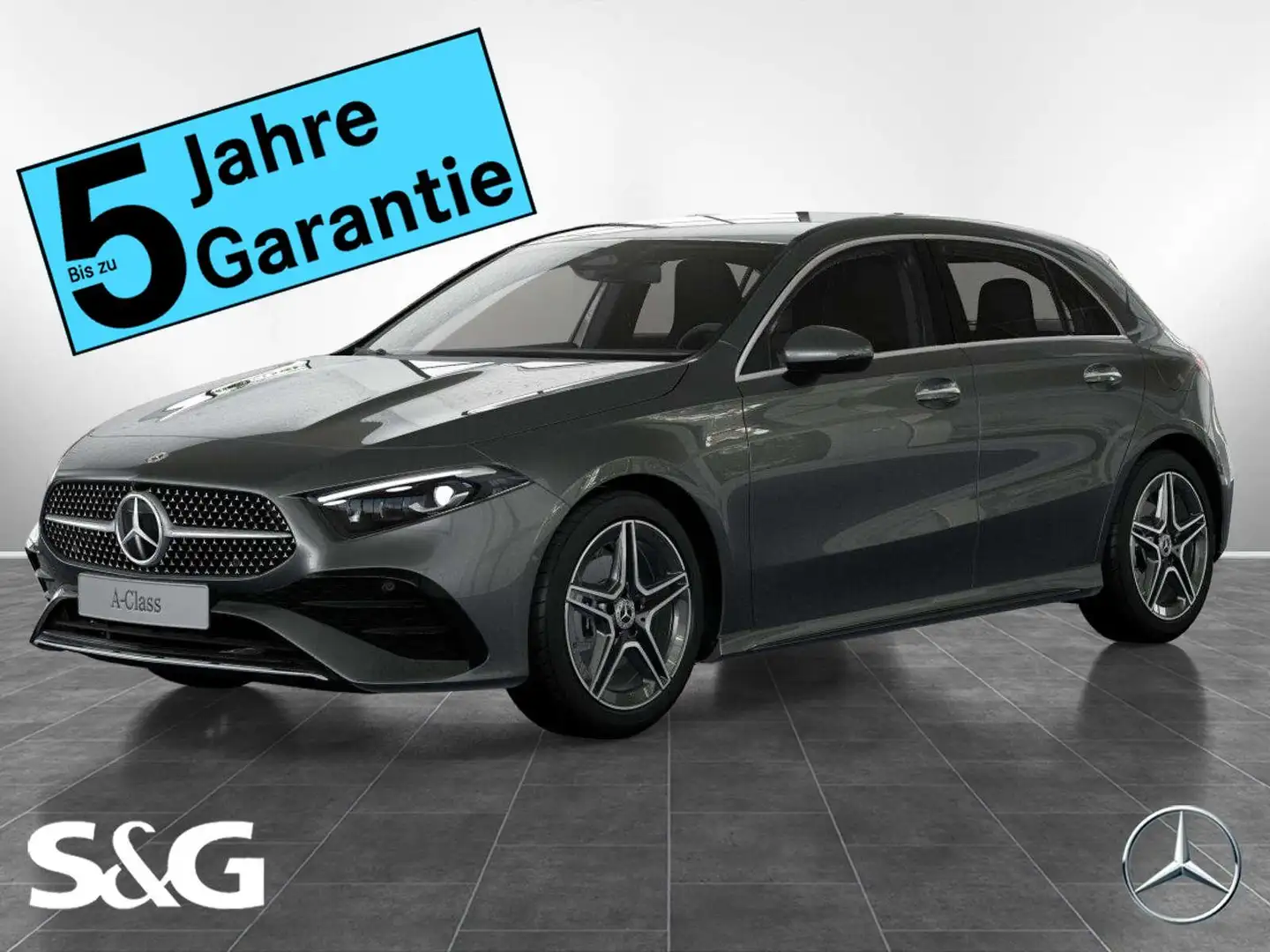 Mercedes-Benz A 200 AMG MBUX+RüKam+M-LED+Distro+Totwinkel+18 Grau - 1