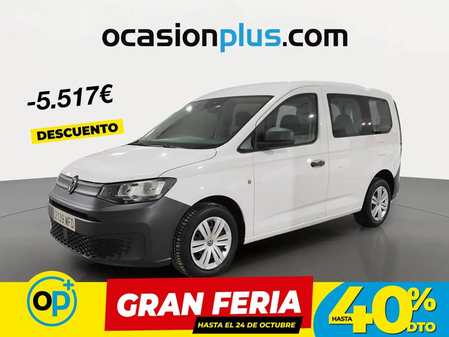 Volkswagen Caddy 2.0TDI Kombi 75kW Blanco - 1