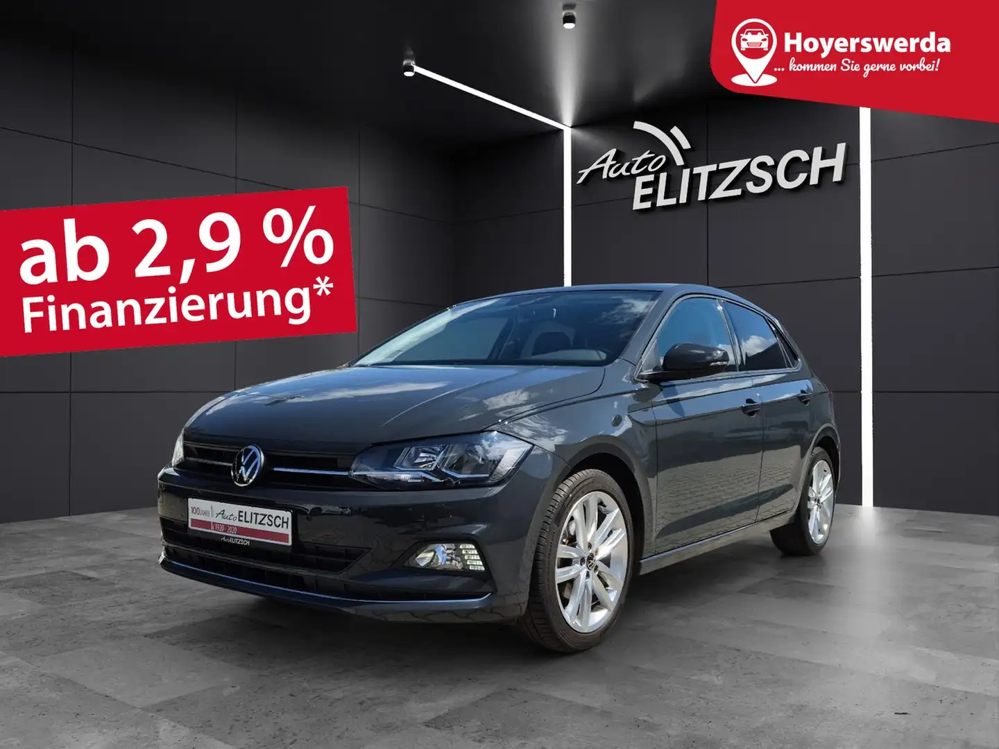 Volkswagen Polo TSI Highline Navi AID RFK SH LM Grau - 1