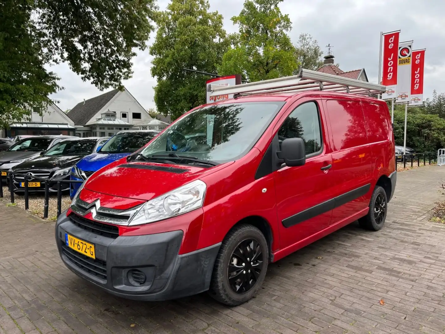 Citroen Jumpy 10 1.6 HDI L1H1 3-PERSOONS / AIRCO / CRUISE CTR. / Rojo - 1