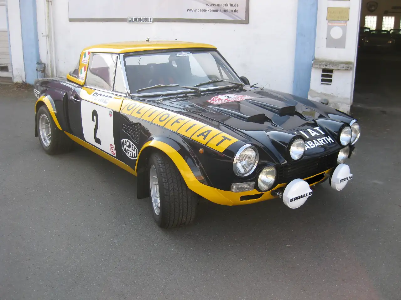 ABARTH rally Gruppe 4 Original/ Rallye / Oldtimer, foto 2