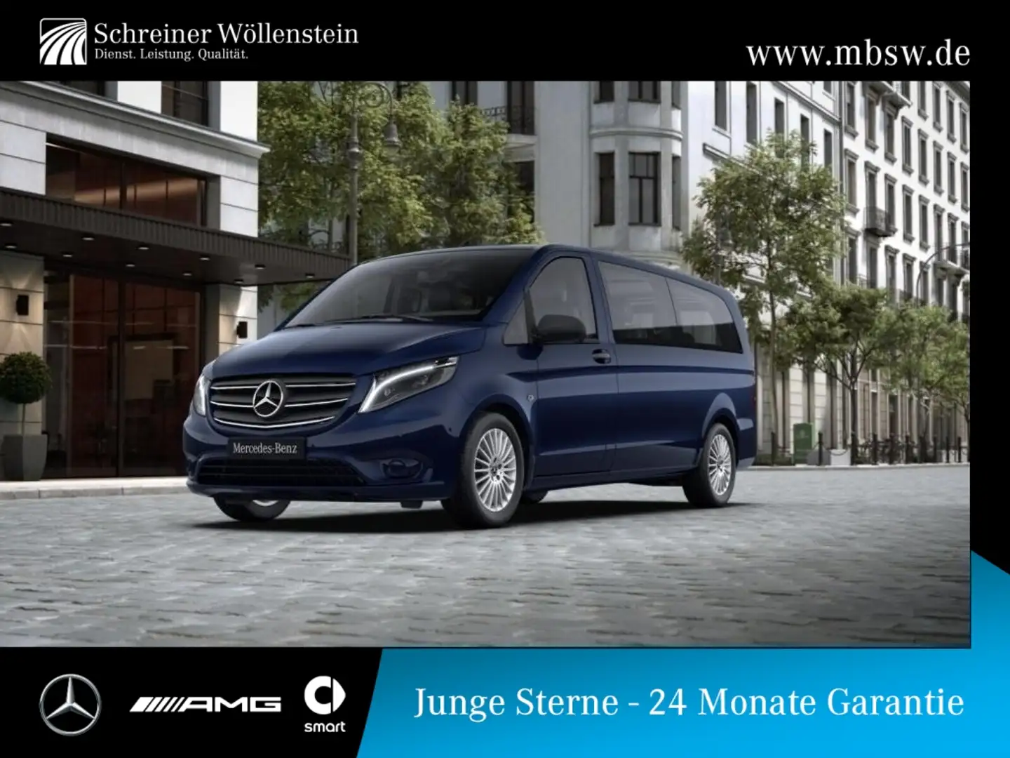 Mercedes-Benz Vito 116 Tourer Pro 4x4 XL *2-2-2-3* StandHZ*LED Blau - 1