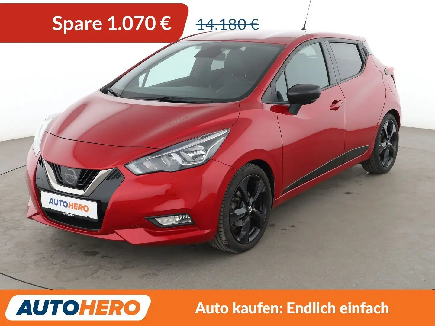 Nissan Micra 1.0 DIG-T N-Sport*TEMPO*CAM*AHK*PDC*LIM* Rot - 1