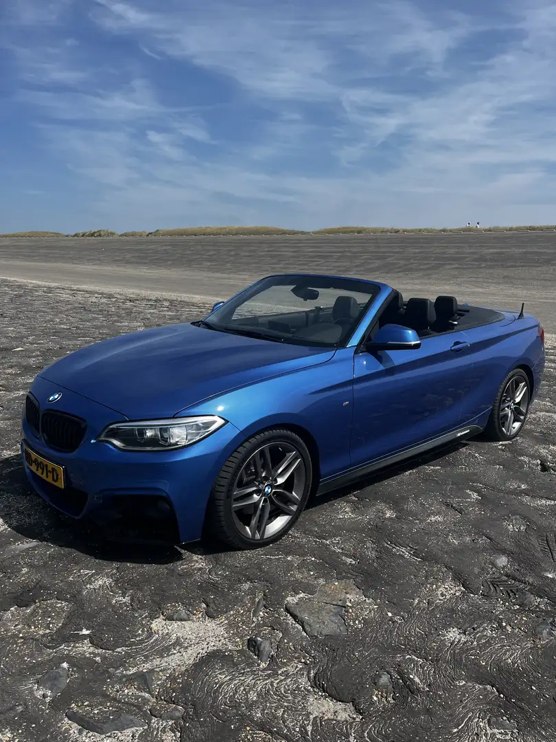 BMW 1er M Coupé BMW 220D Cabrio M-Sport Automaat Harman Kardon Led Blau - 2