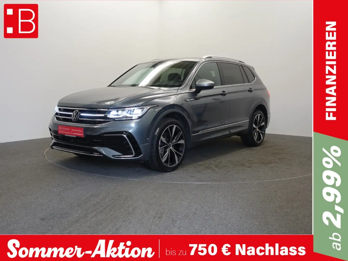 Volkswagen Tiguan Allspace 2.0 TSI DSG 4Mo. R-Line IQ.LIGHT COCKPIT PRO 20 PA Grau - 1