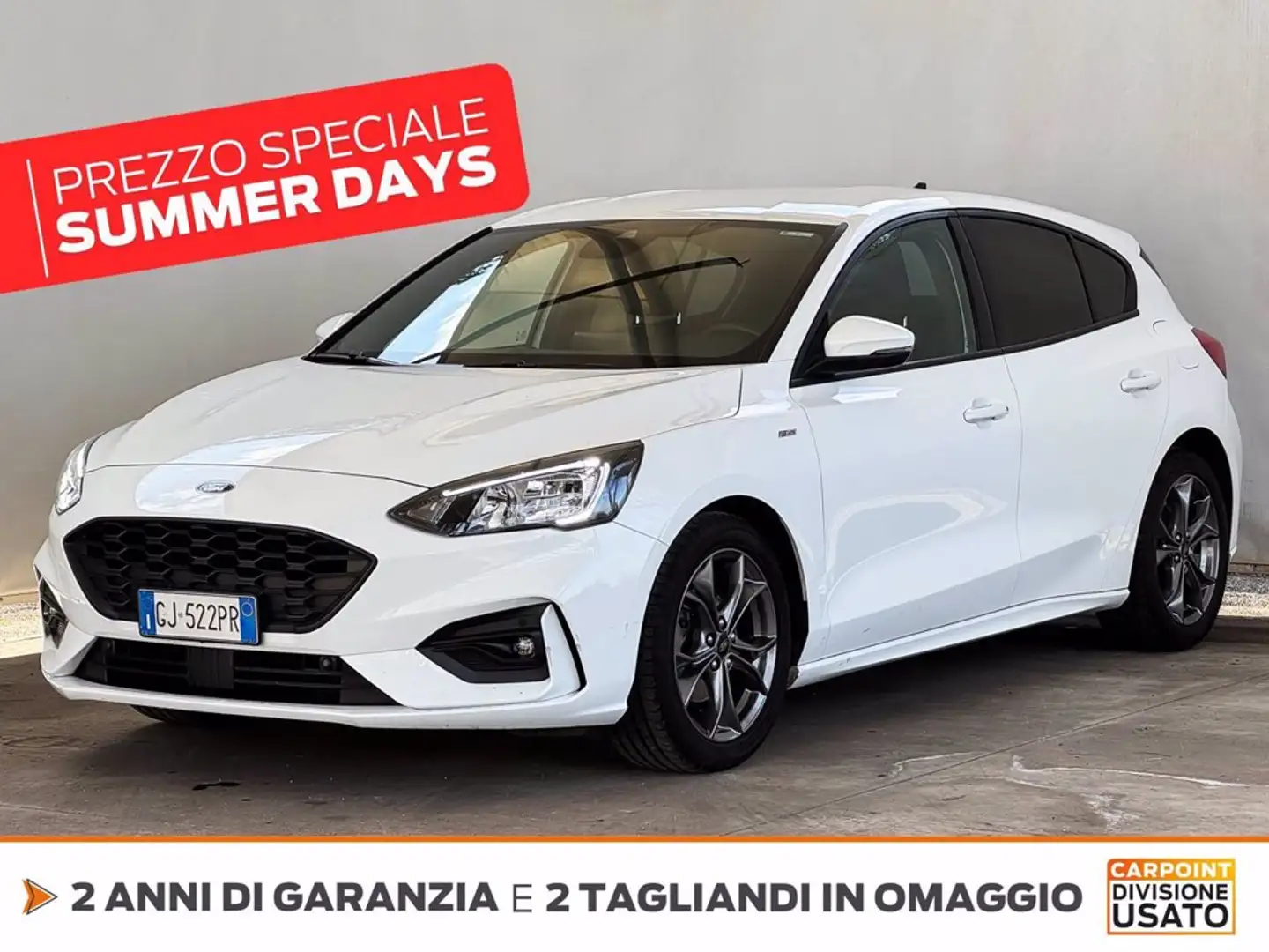 Ford Focus 1.0t ecoboost h st-line 125cv Biały - 1