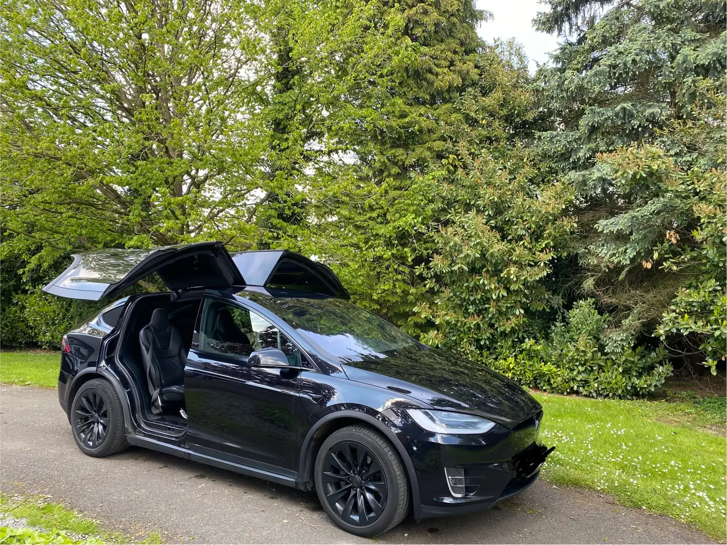 Tesla Model X 100 kWh Dual Motor -6 places Zwart - 1