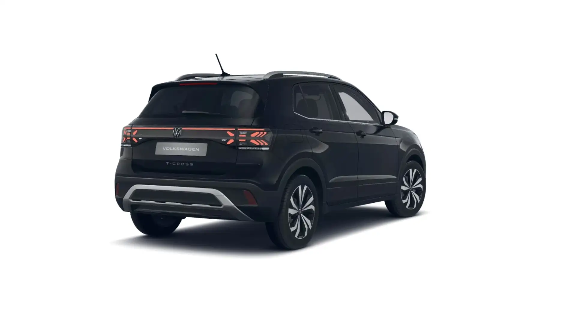 Volkswagen T-Cross 1.0 TSI Style Zwart - 2
