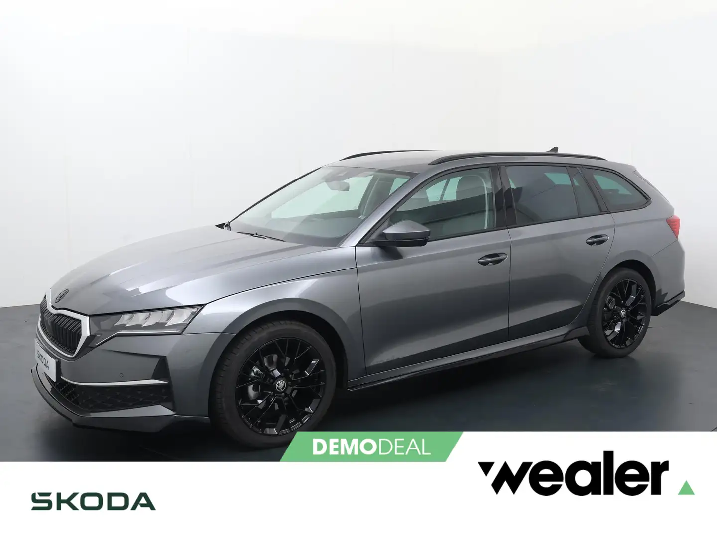 Skoda Octavia Combi First Black Styling Pakket 1.5 TSI DSG | Aut Grijs - 1