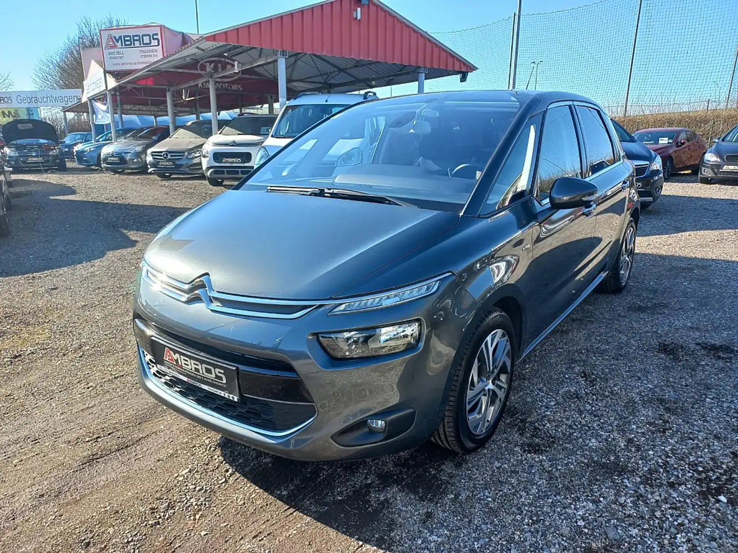 Citroen C4 Picasso e-HDi 115 ETG6 Automatik Exclusive Gris - 1