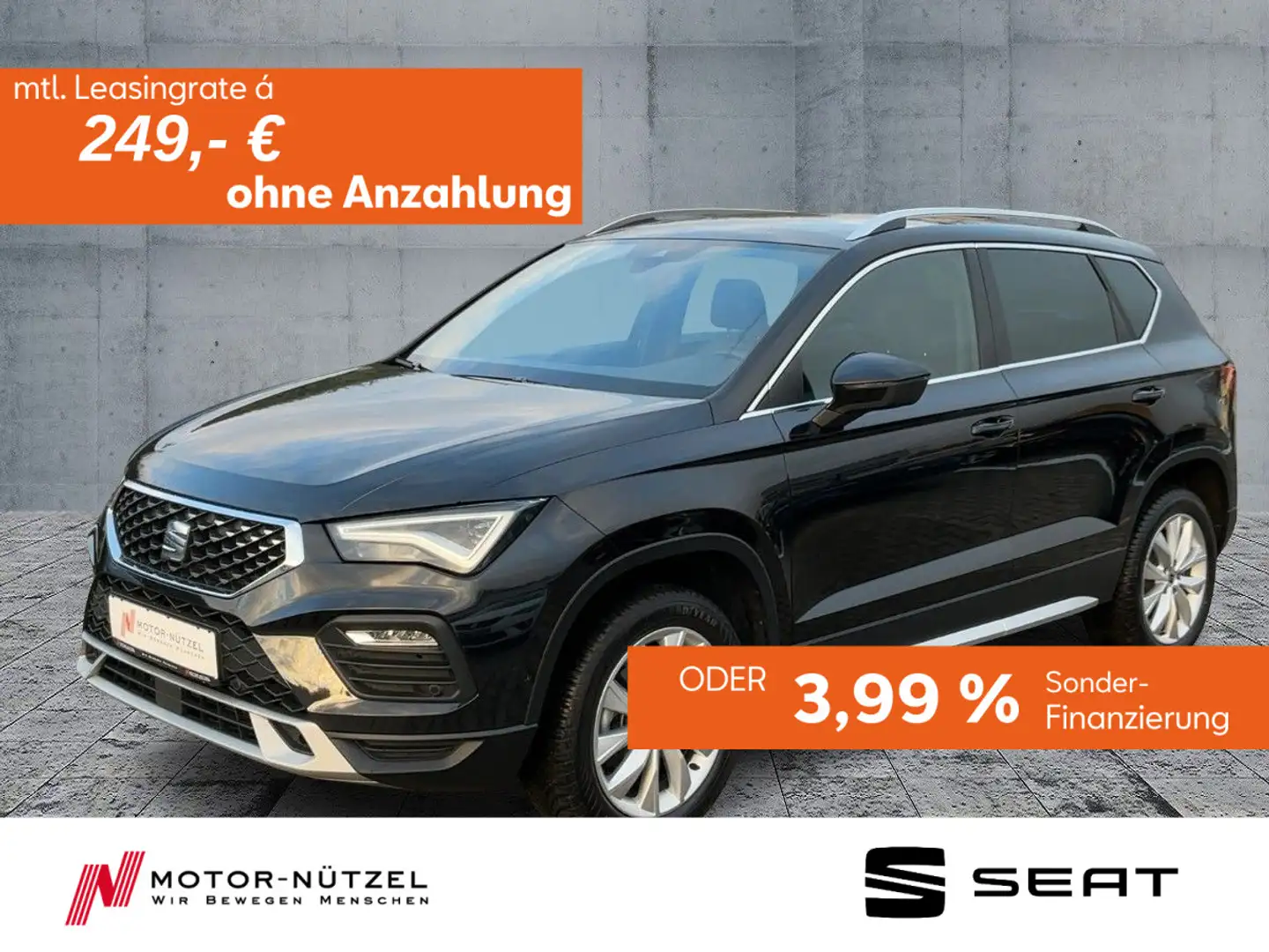 SEAT Ateca 1.5 TSI DSG X-PERIENCE LED+NAV+ACC+SHZ+RFK Schwarz - 1