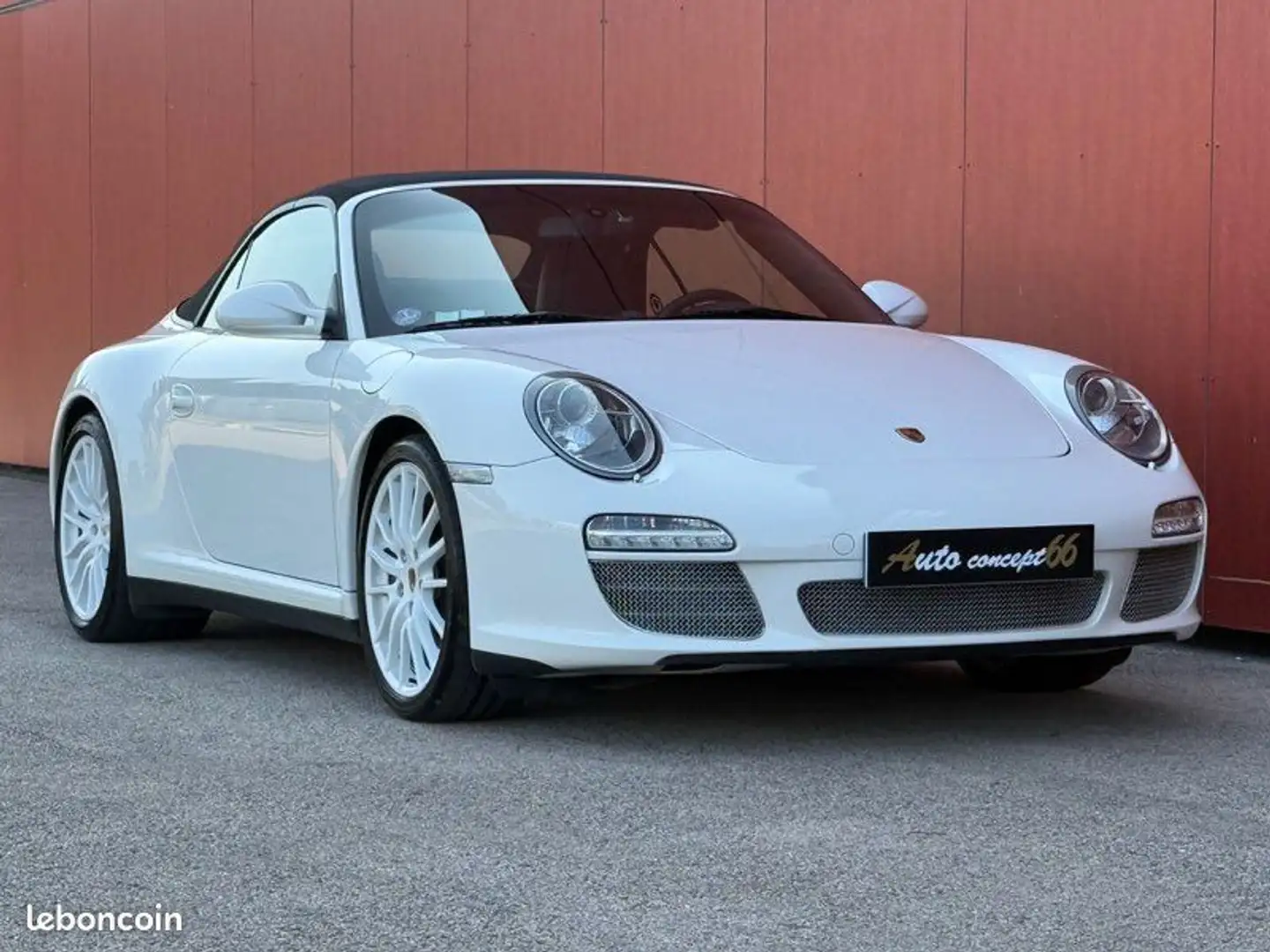 Porsche 997 type 997 phase 2 CARRERA 4S Cabriolet 3.8 385ch Blanc - 1