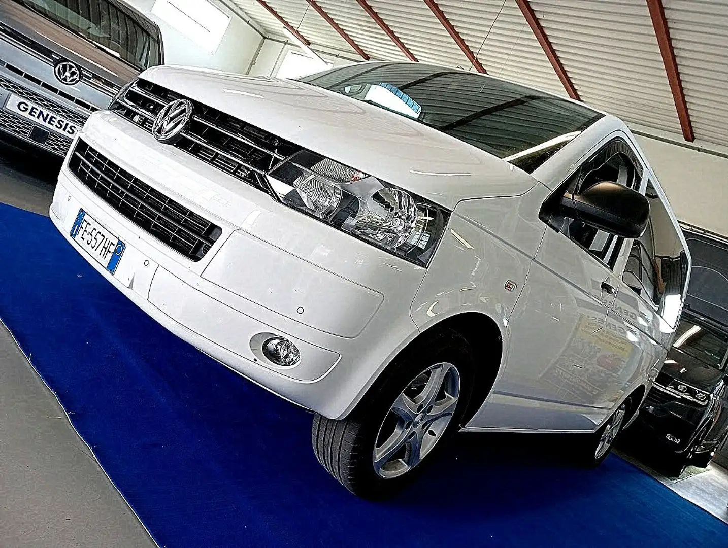 Volkswagen T5 Multivan 2.0 TDI 140cv GANCIO 17" PRONTA CONSEGNA Biały - 1