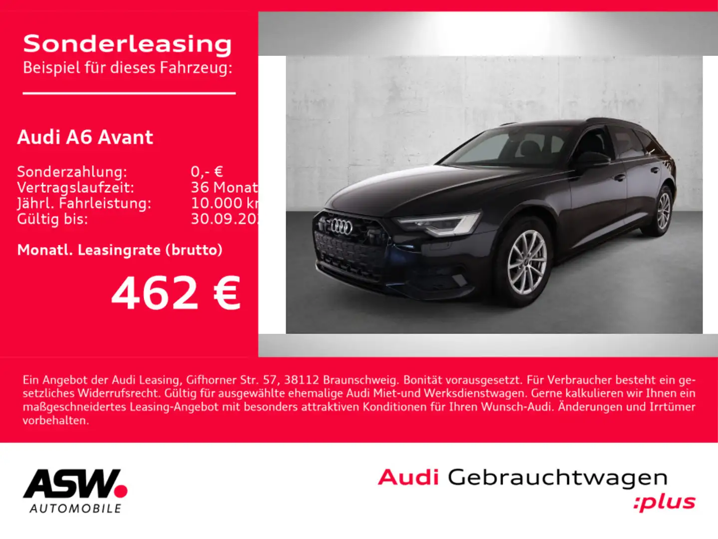 Audi A6 advanced 40TDI quattro Navi Matrix HUD Schwarz - 1