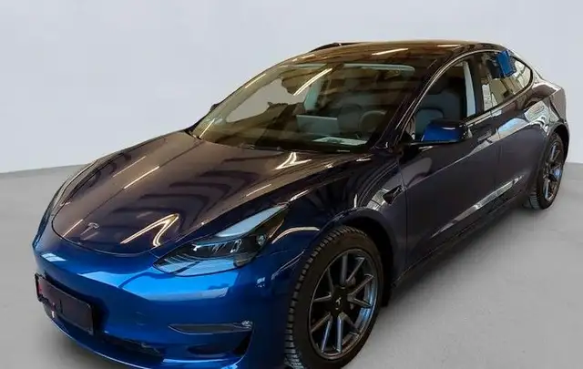 Tesla Model 3 Long Range Dual AWD # deep blue # MWST.