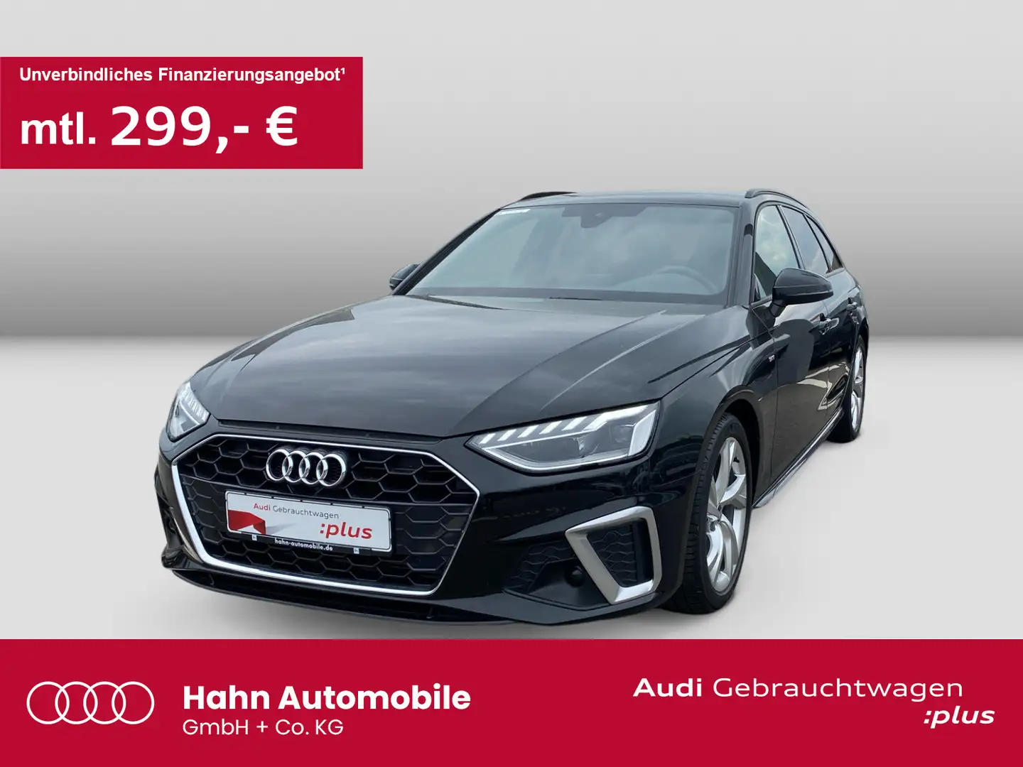 Audi A4 35TFSI S-Line TipTrc Virtual AHK CAM Schwarz - 1