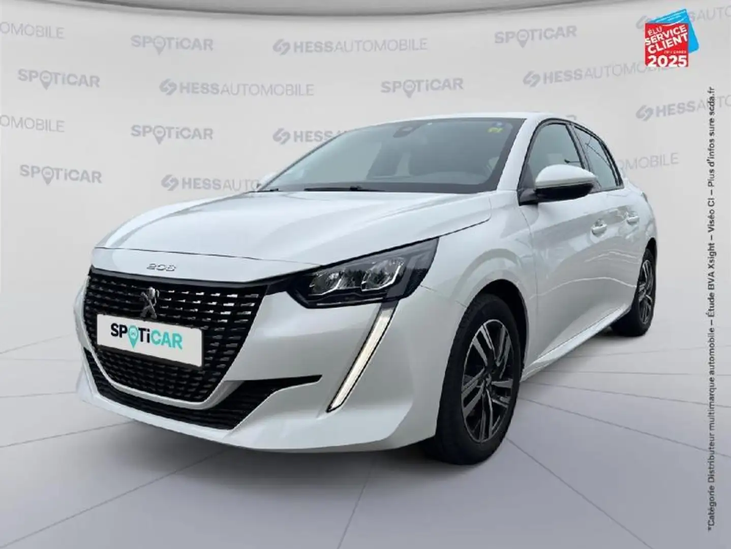 Peugeot 208 1.2 PureTech 100ch S\u0026S Allure Blanc - 1