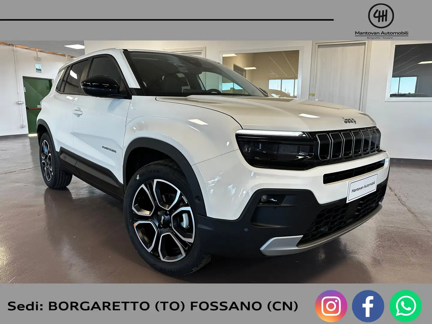 Jeep Avenger 1.2 turbo Summit 100cv JBL NAVI SENZA VINCOLI Bianco - 1
