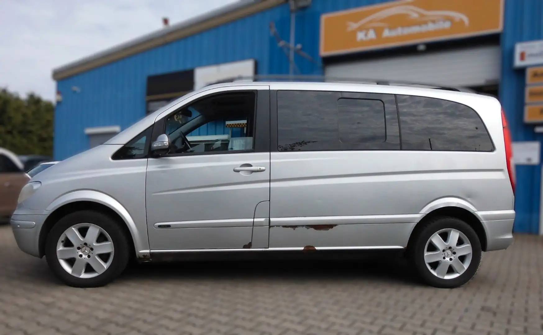 Mercedes-Benz Viano 3.2/3.5 kompakt  Nur 90.000 TKM Silber - 2