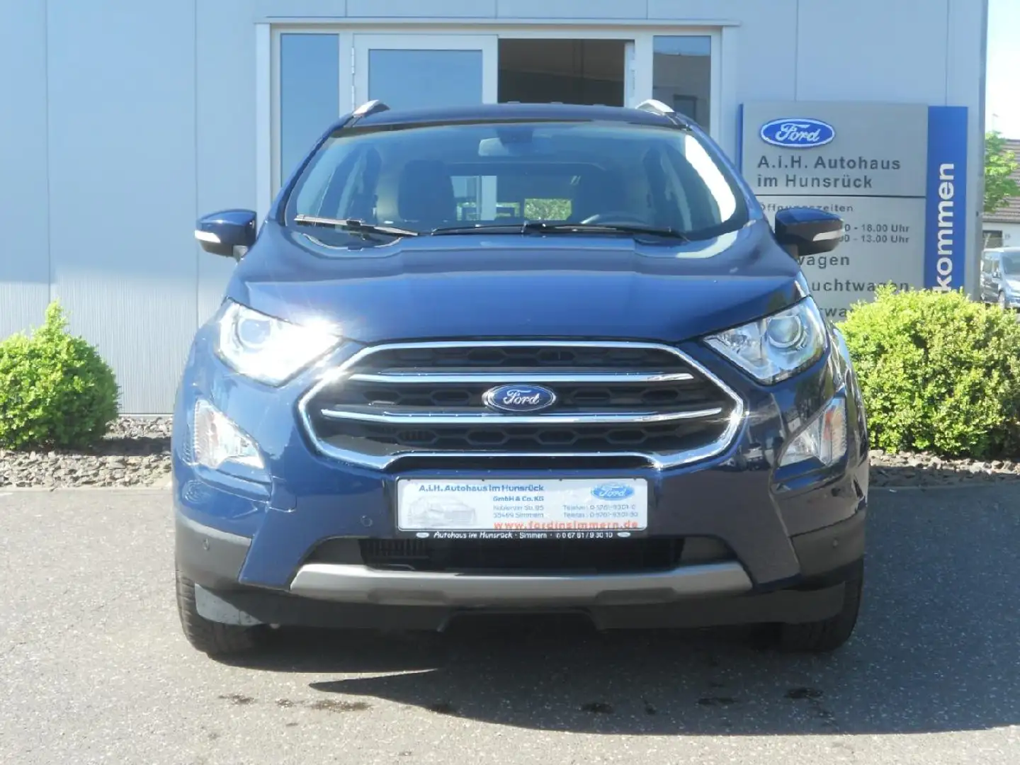 Ford EcoSport Titanium Blau - 2