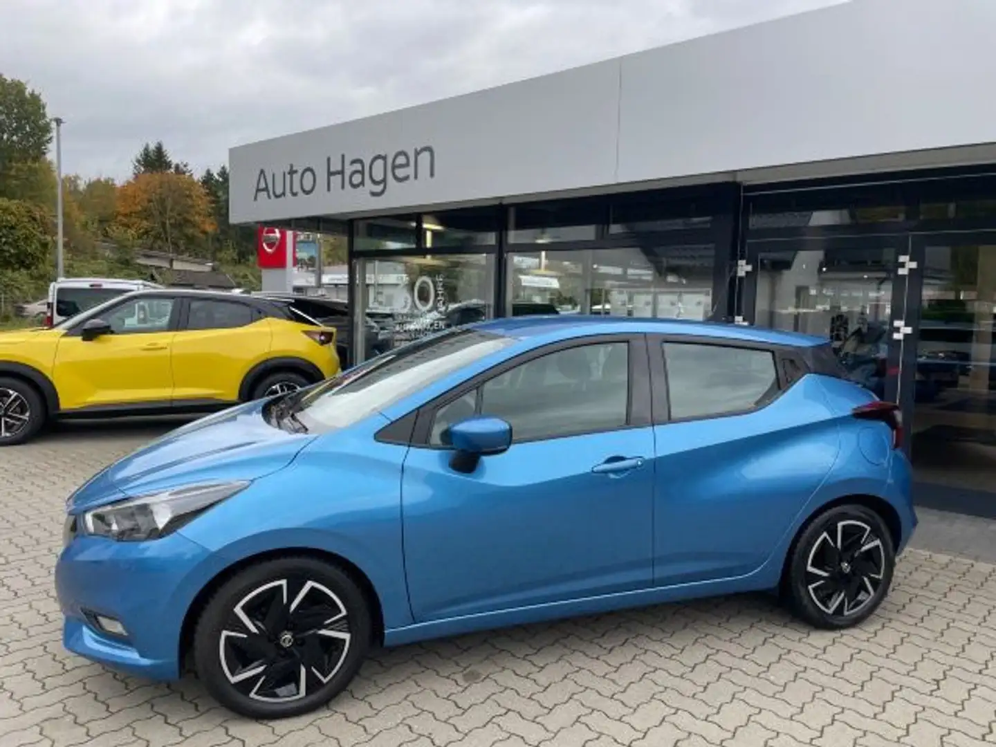 Nissan Micra 1.0 IG-T N-Way 16" GJR Einparkhilfe Klimaa Bleu - 2