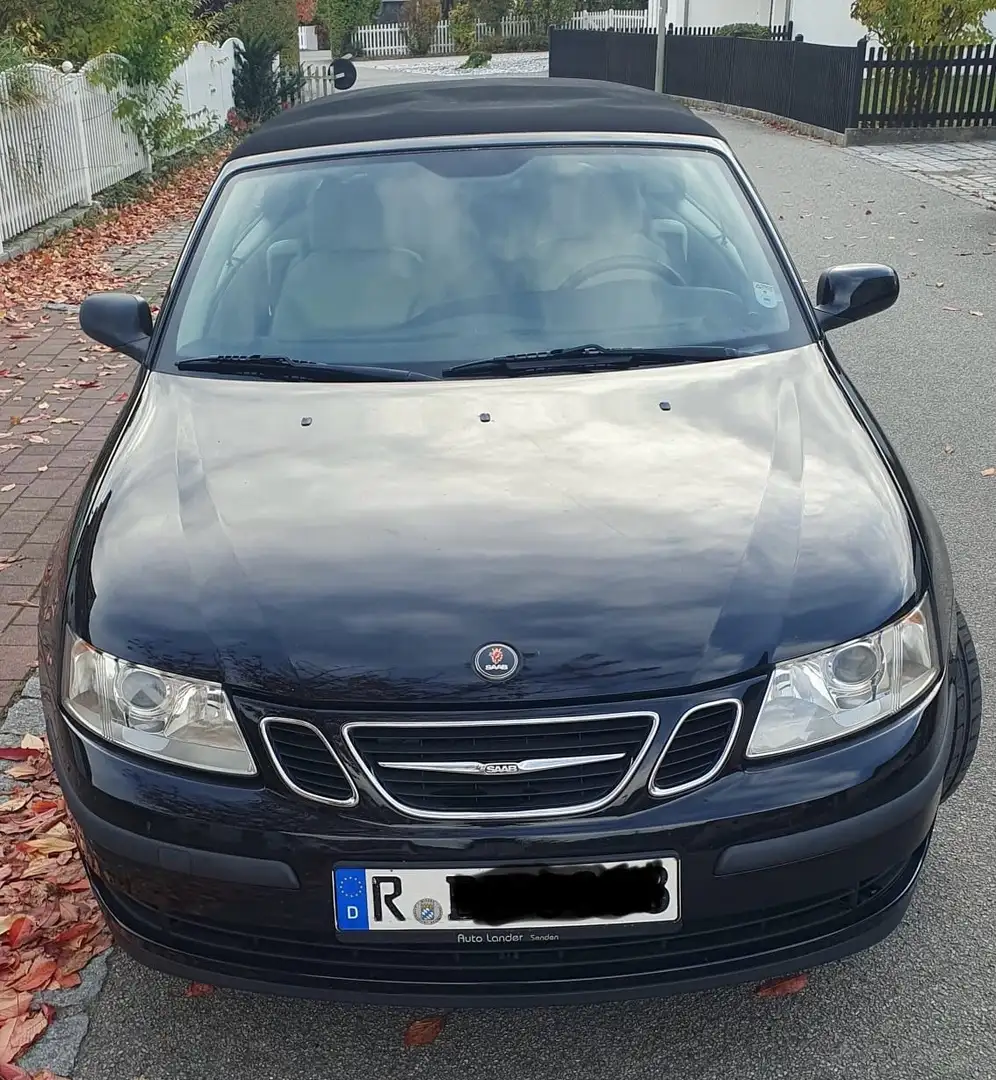 Saab 9-3 9-3 Cabriolet 1.8 t Cabrio Linear Schwarz - 1