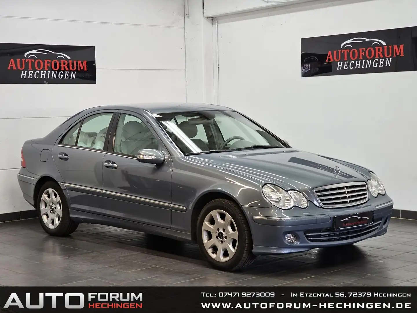 Mercedes-Benz C 180 Kompressor Klimaautomatik AHK Tüv Neu Grau - 1