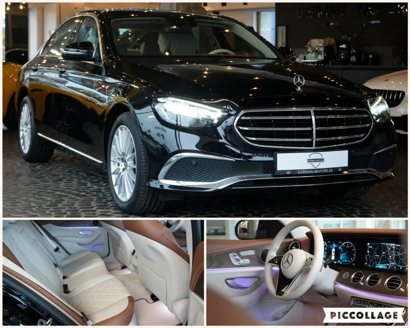 Mercedes-Benz E 200 9G-Tronic Lim. *Exclusive & Designo beige* Schwarz - 1
