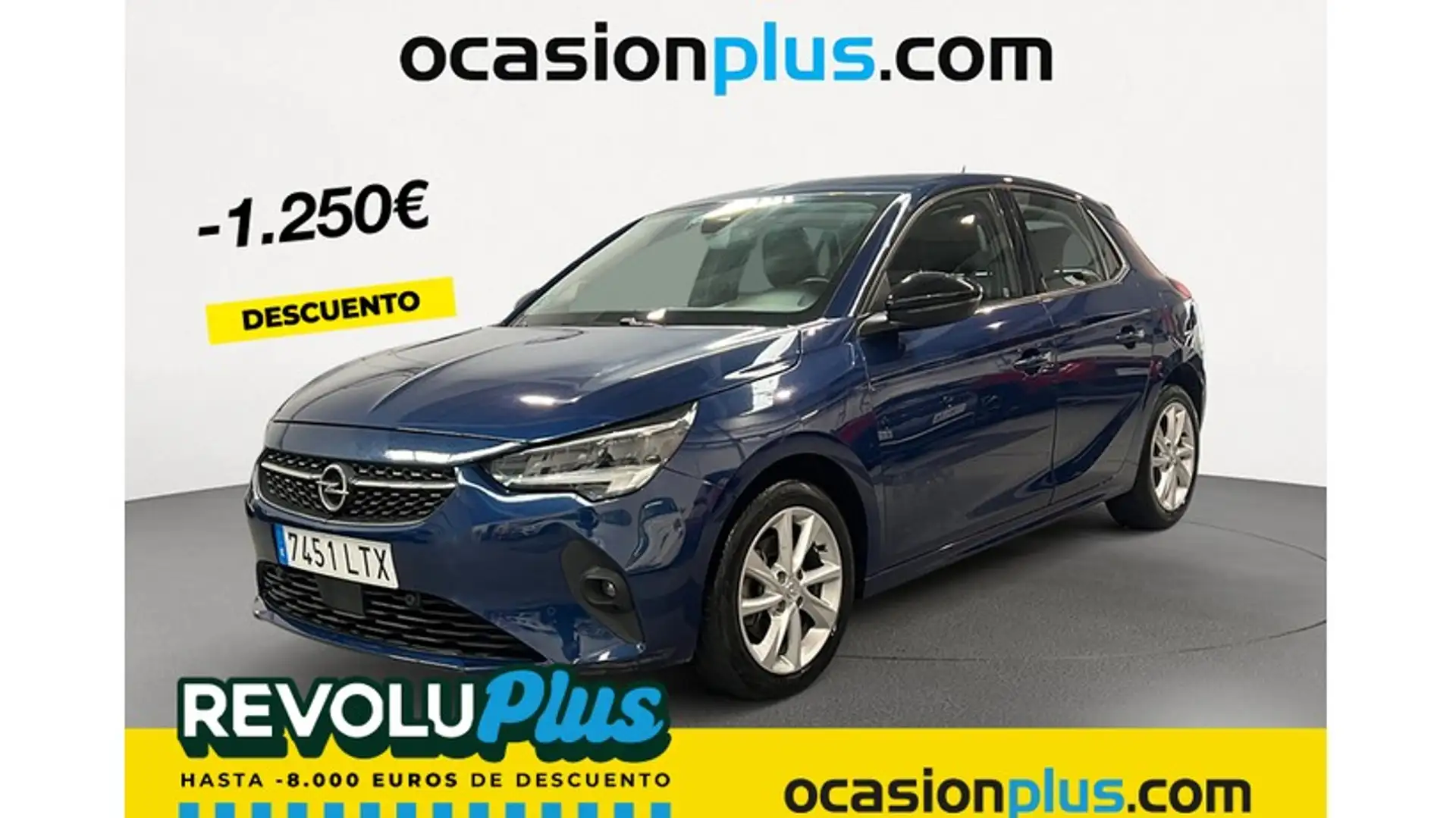 Opel Corsa 1.2T XHT S/S Elegance AT8 100 Blauw - 1