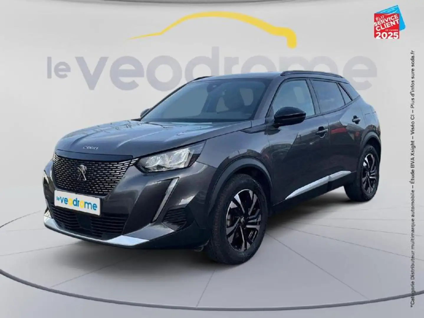Peugeot 2008 1.2 PureTech 130ch S/S Allure GPS Camera Carplay Gris - 1