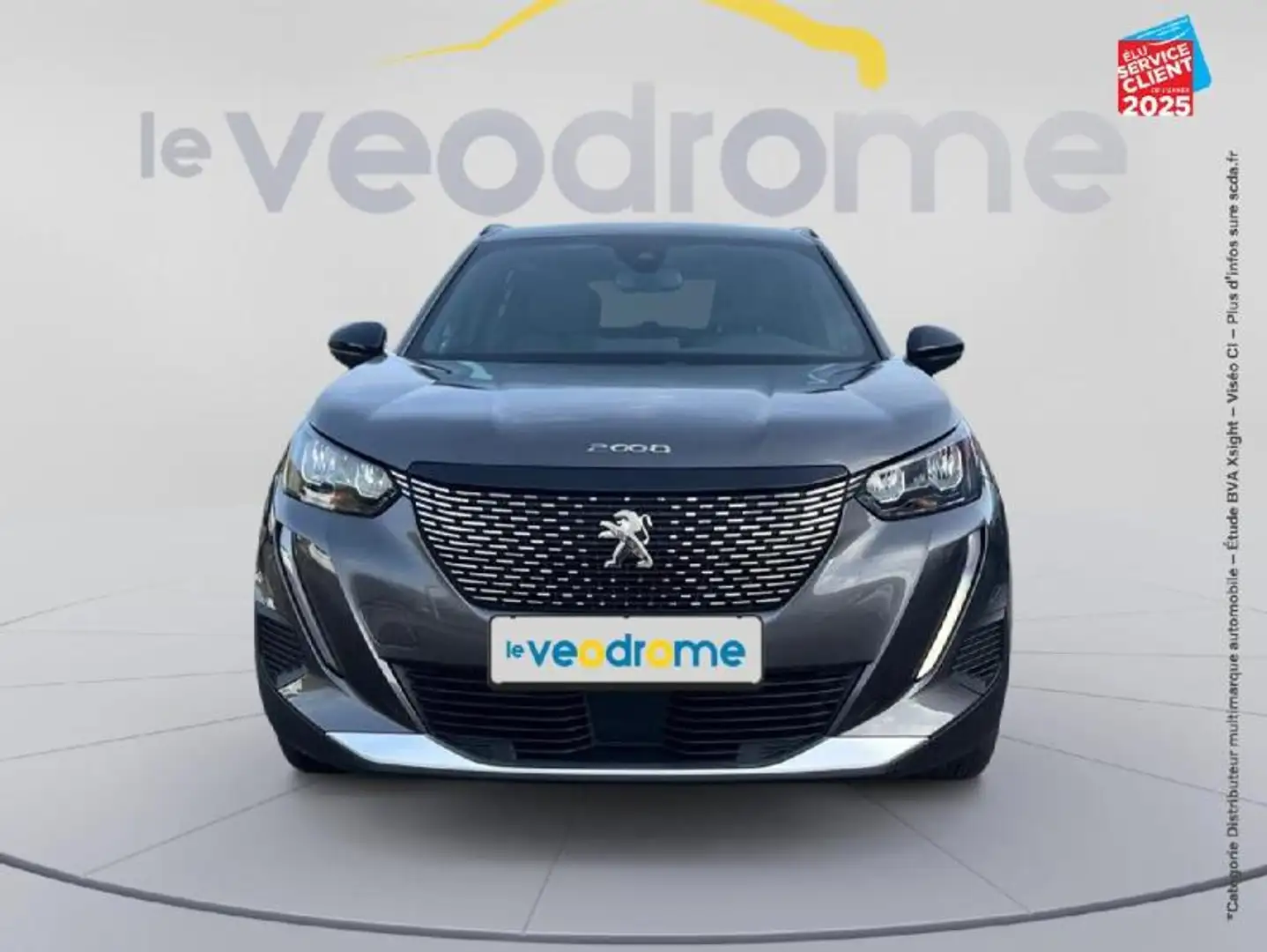 Peugeot 2008 1.2 PureTech 130ch S/S Allure GPS Camera Carplay Gris - 2