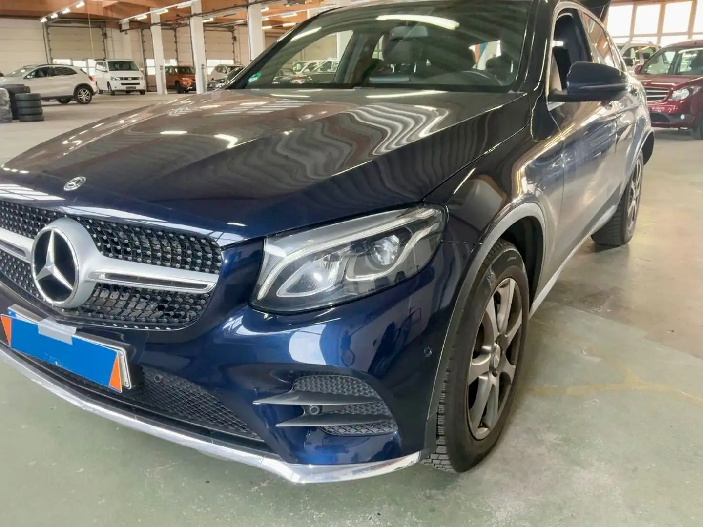 Mercedes-Benz GLC 250 4M COUPE AMG-LINE LEDER NAVI CAM LED SHZ Blau - 2