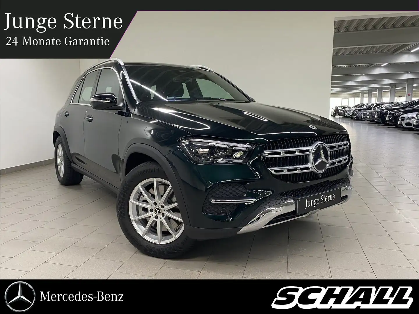 Mercedes-Benz GLE 350 de 4M PANO+AHK+KEYLESS+MEMO+360°+LENKHZG Vert - 1