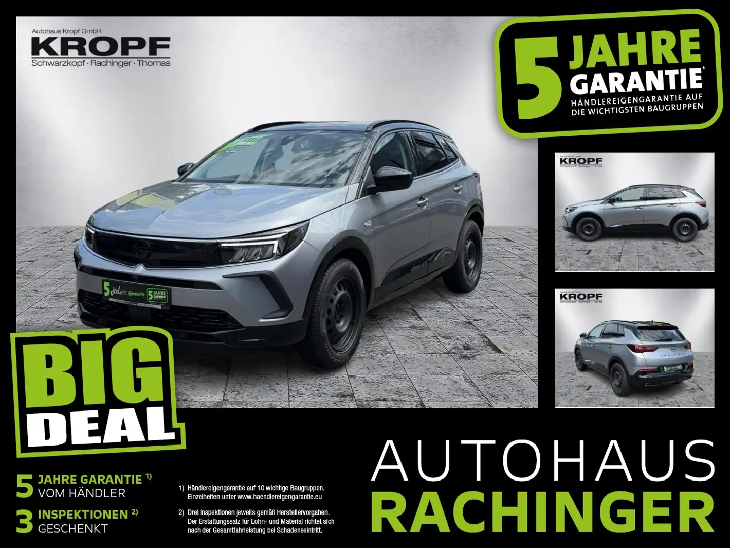 Opel Grandland 1.2 Turbo GS Line Rückfahrkamera /Navi Gris - 1