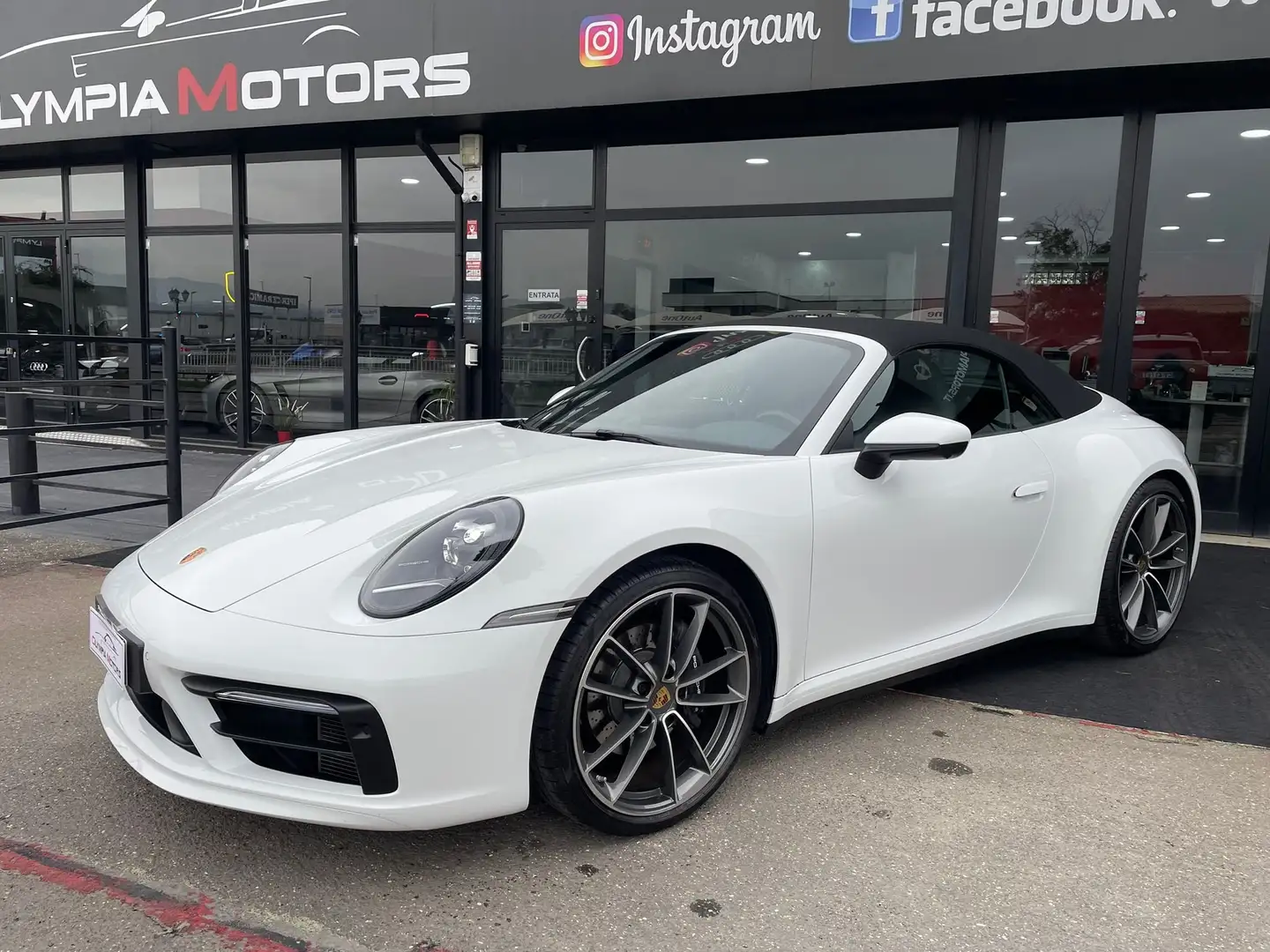 Porsche 992 911 CABRIO CARRERA NAVI LED 21 MATRIX BOSE PASM Bianco - 2