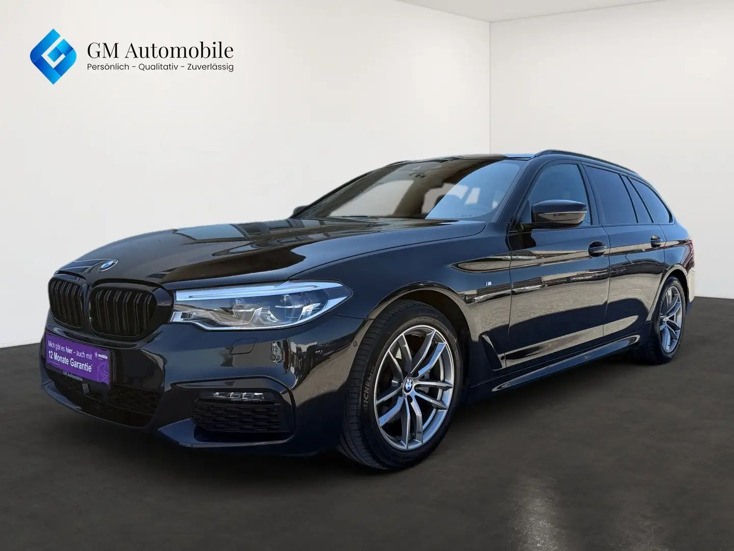 BMW 520 5er - 520 d M Sport (EURO 6d-TEMP) Noir - 1