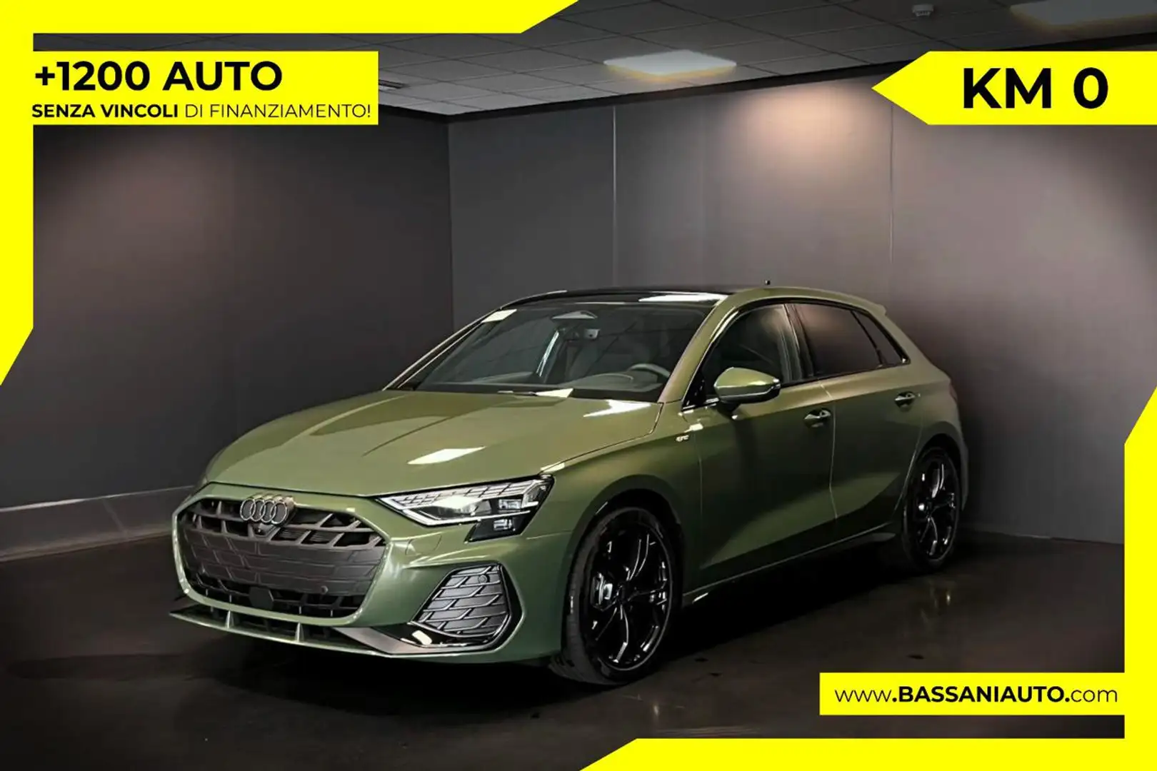 Audi A3 SPB 35 TDI 150CV S tronic S line Verde - 1