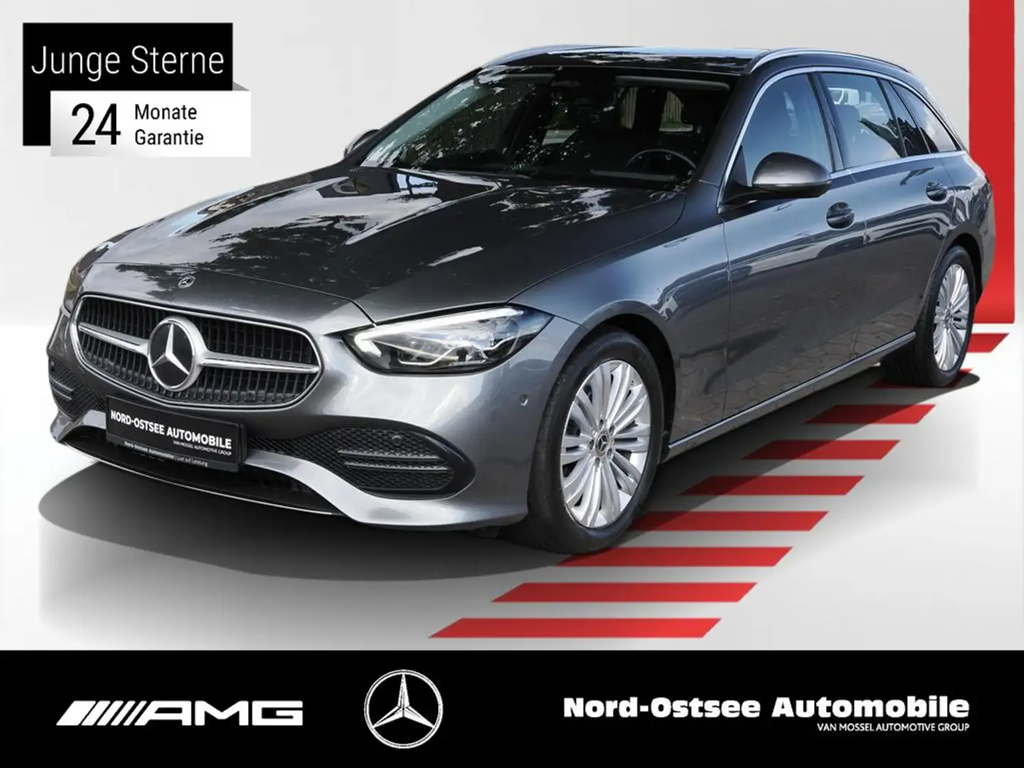 Mercedes-Benz C 220 d T AVANTGARDE KAMERA LED 9G NAVI SITHZG Gris - 1