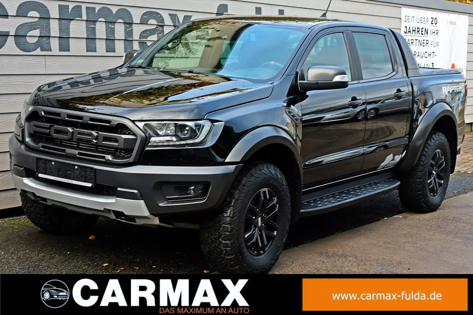 Ford Ranger Raptor Standhzg,Leder,Navi, CarPlay, AHK,Rollo Noir - 1