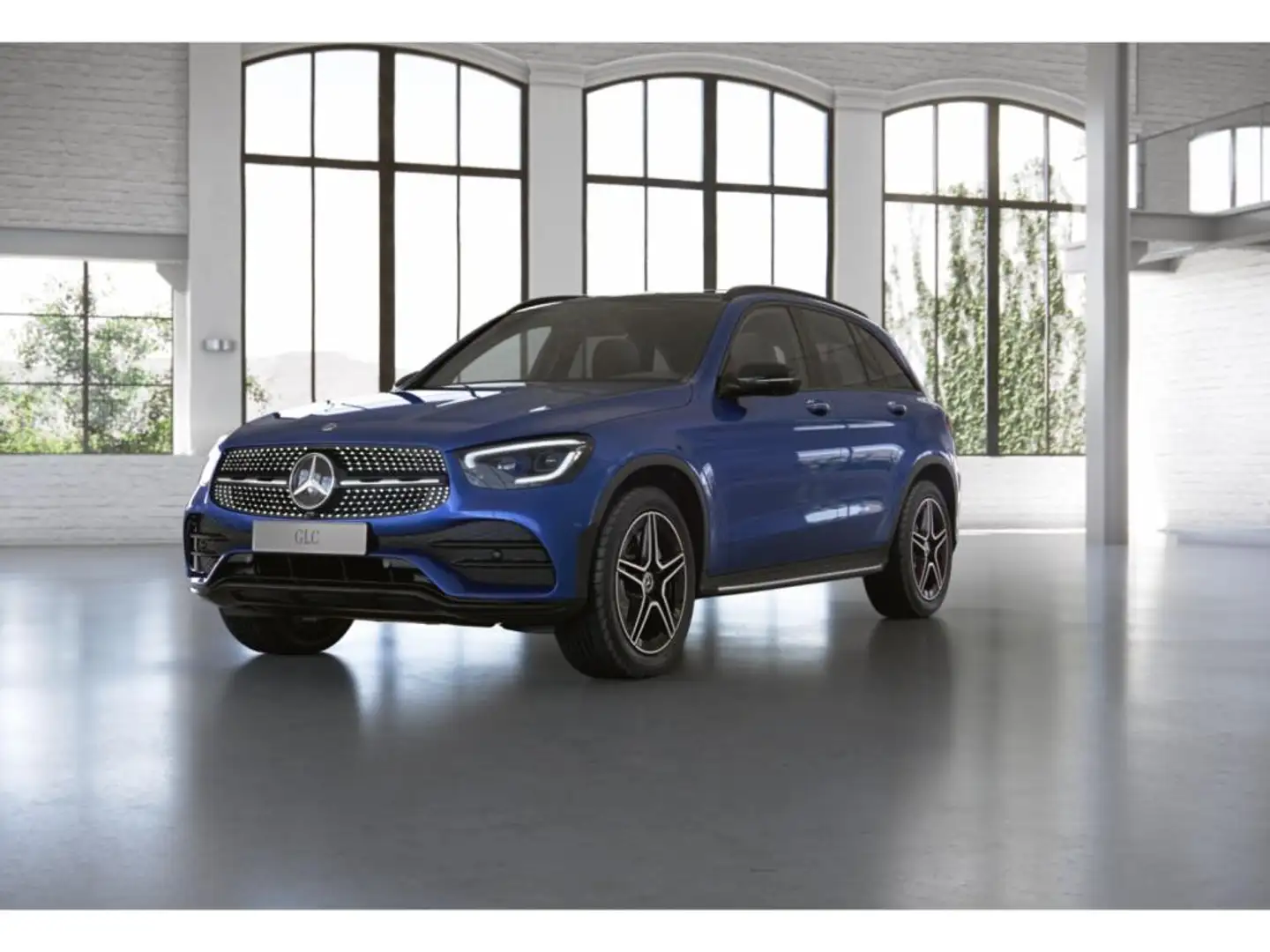 Mercedes-Benz GLC 300 d 4M AMG PANO+360°+DISTRONIC+TOTWINKEL Blau - 1