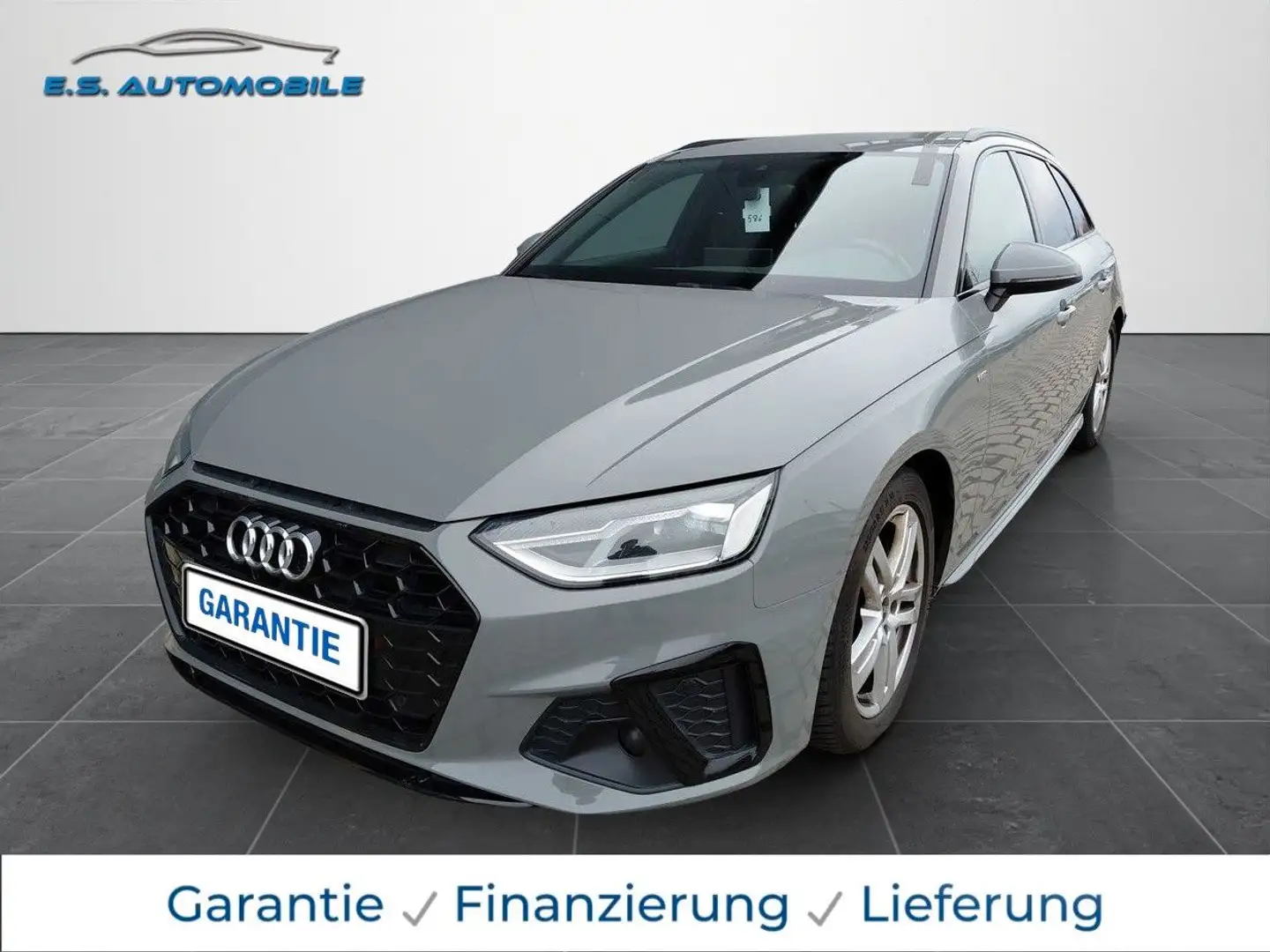 Audi A4 Avant 35 TDI S-Line GARANTIE/ALCANTARA/LED/1H Gris - 1