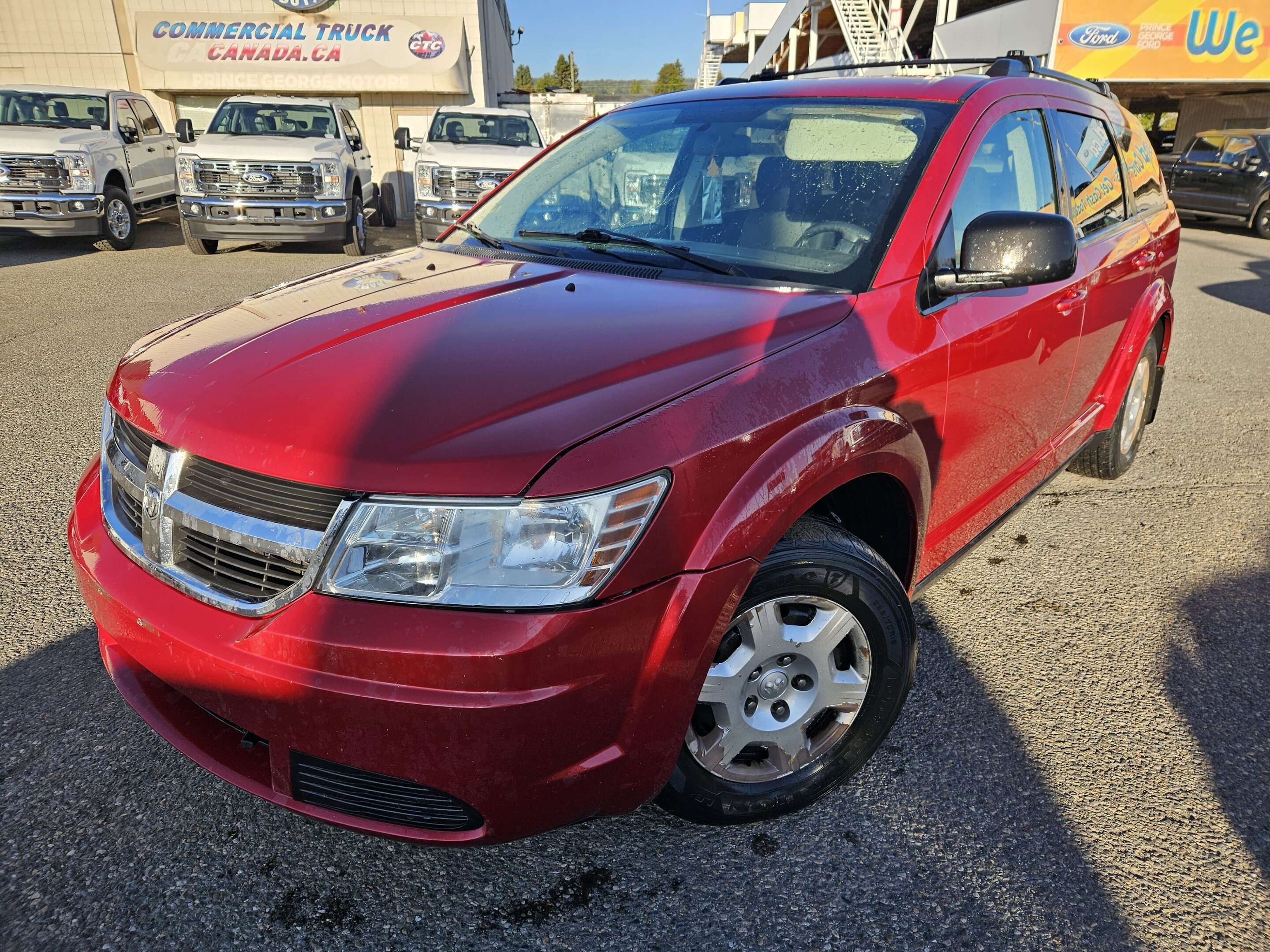 Red 2009 Dodge Journey SUV / Crossover Front-Wheel Drive 4-Speed Automatic