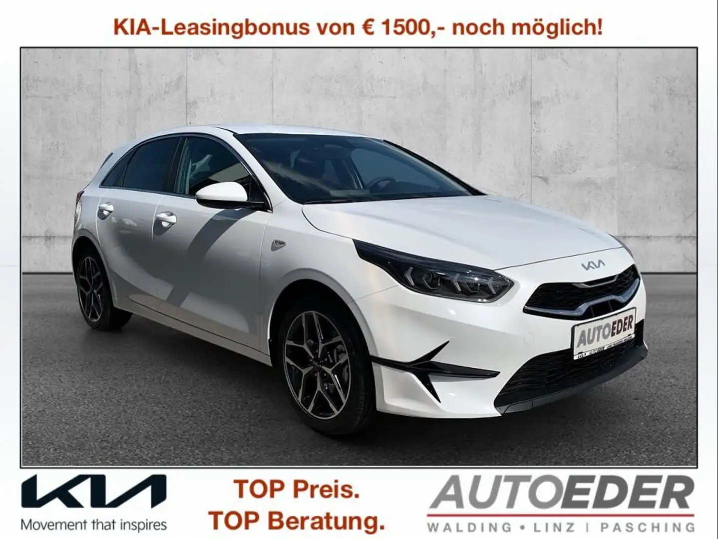 Kia Ceed / cee'd ceed 1,0 T-GDI GPF Silber Weiß - 1