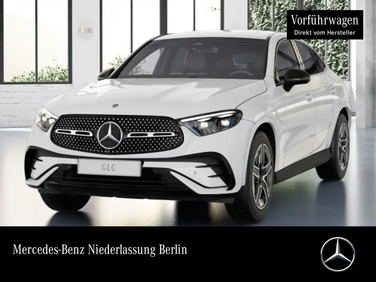 Mercedes-Benz GLC 200 4M AMG+NIGHT+360+TOTW+KEYLESS+9G Weiß - 1