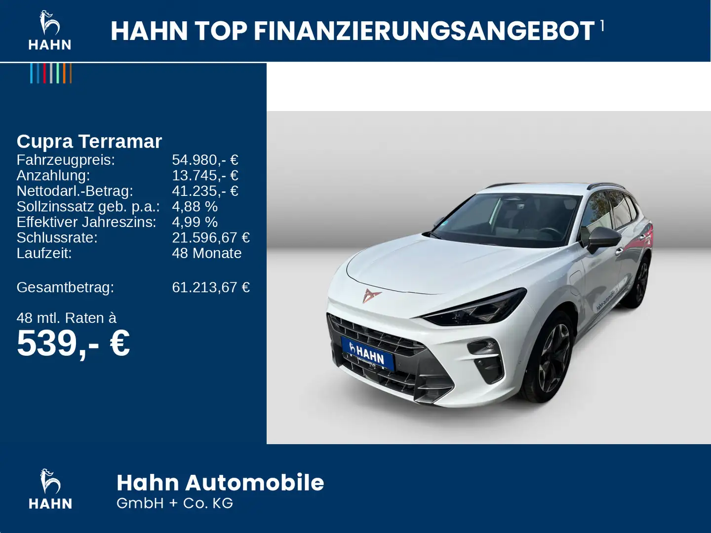 CUPRA Terramar VZ 1.5e-HYBRID 272PS AHK,HUD,Matrix-LED Weiß - 2