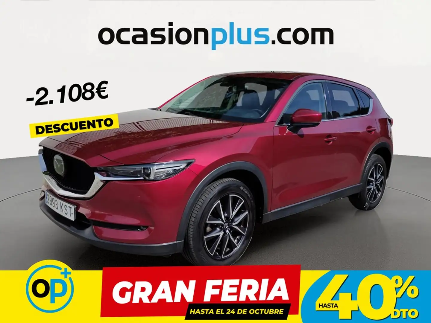Mazda CX-5 2.5 Skyactiv-G Zenith Black Sky Cruise AWD Aut. Rojo - 1