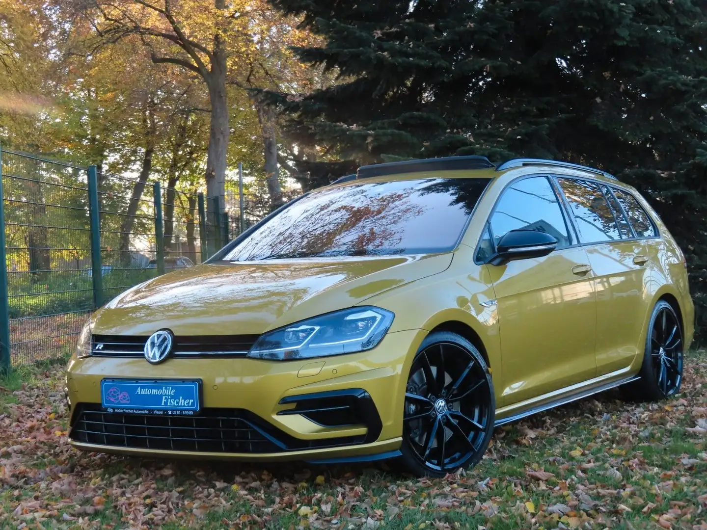 Volkswagen Golf VII Variant R 4Motion 1.Hand-DSG-Navi-Gelb Gelb - 1
